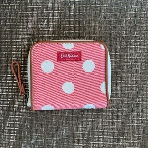 Cath Kidston Pink/White Polka Dot Wallet